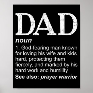 Christlicher Vater Definition Vatertag Vater  Poster