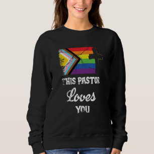 Christlicher Verbündeter inklusiver Pride Clergy D Sweatshirt