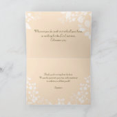 Christlicher Vers, danke für dienende Karten (Innenseite)