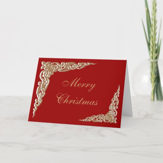 Christlicher Weihnachtsfeiertag Feiertagskarte (Vorderseite)