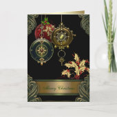 Christlicher Weihnachtsfeiertag Feiertagskarte (Vorderseite)