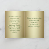 Christlicher Weihnachtsfeiertag Feiertagskarte (Innenseite)