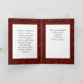 Christlicher Weihnachtsfeiertag Feiertagskarte (Innenseite)