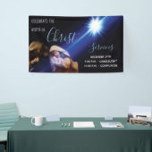 Christlicher Weihnachtsgottesdienst Banner (Messeveranstaltung)