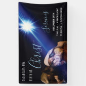 Christlicher Weihnachtsgottesdienst Banner (Vertikal)