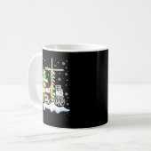 Christlicher Weihnachtsmann Hoffnung Liebe Snowman Kaffeetasse (Vorderseite Links)