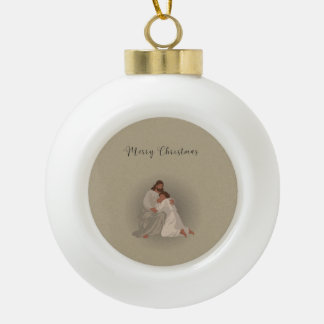 Christlicher Weihnachtsschmuck Keramik Kugel-Ornament