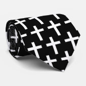 Christlicher weißer, individuell anpassbarer Hinte Krawatte (Gerollt)