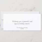 Christlicher Weltfrieden Bibel Weihnachten (Rückseite)