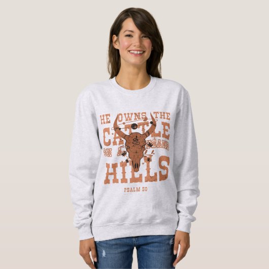 Christlicher Western Sweatshirt (Vorne ganz)