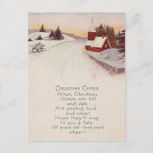 Christlicher Winter Postkarte