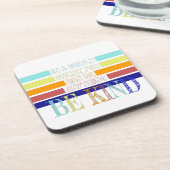 Christlicher Wunderarbeiter Getränkeuntersetzer (Linke Seite)