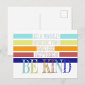Christlicher Wunderwirker SEI FREUNDLICH Postkarte (Vorne/Hinten)