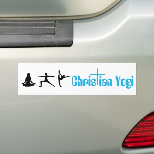 Christlicher Yogi-Yoga-Autoaufkleber Autoaufkleber (Auf Auto)