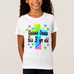 CHRISTLICHES 3 YR ALTES GEBURTSTAGES PRAYER-DESIGN T-Shirt