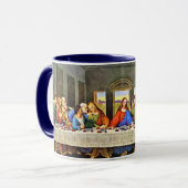 Christliches Abendessen Tasse (Vorderseite Links)
