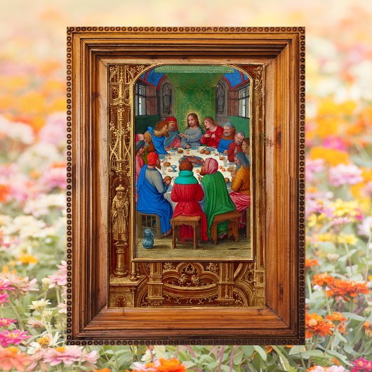 Christliches Abendmahl Jesus Eucharist das Osterfe Poster