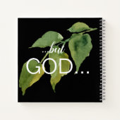 Christliches, aber gottesühnliches Schwarzes Gebet Notizblock (Rückseite)