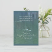 Christliches Affirmationsangebot und entsprechende Dankeskarte (Stehend Vorderseite)