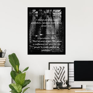 Christliches Affirmationsangebot und entsprechende Poster