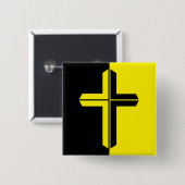 Christliches anarchisches Abzeichen Button (Vorne & Hinten)
