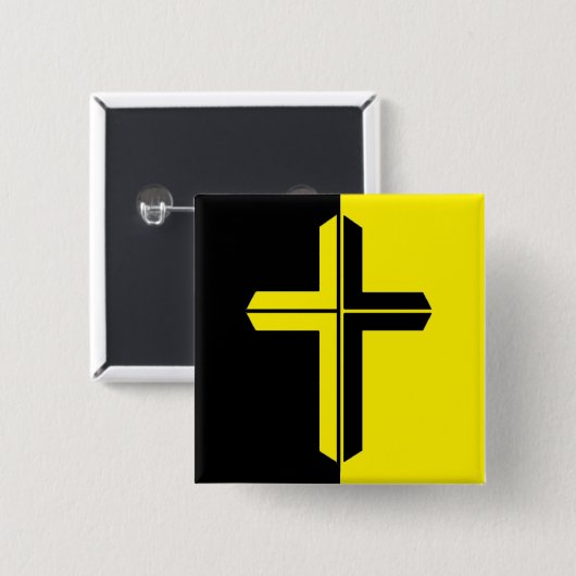 Christliches anarchisches Abzeichen Button (Vorne & Hinten)