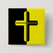 Christliches anarchisches Abzeichen Button (Vorderseite)