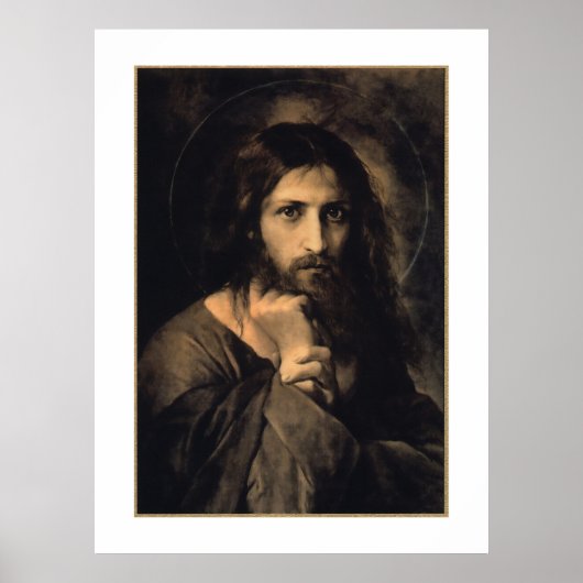 Christliches Andachtsbild Poster (Vorne)