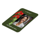 Christliches Andenken Geranium-Blüte Magnet (Linke Seite)