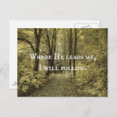 Christliches Angebot Postkarte (Vorne/Hinten)