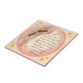 Christliches Angel-Serenity-Gebet Fliese (Seite)