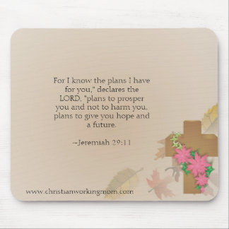 Christliches ArbeitsMama-Jeremias-29:11 Mousepad