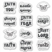 Christliches Aufkleberbündel Aufkleber (Vorderseite)