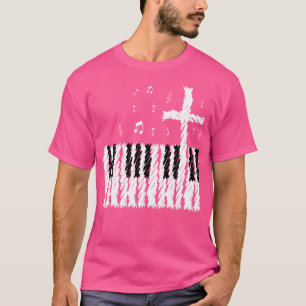 Christliches Band T-Shirt Religiöses Notenschlüsse