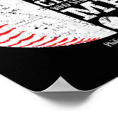 Christliches Baseball Philipper 4_13 Ich kann all Poster (Ecke)