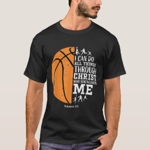 Christliches Basketball-Geschenk für Männer, Junge T-Shirt