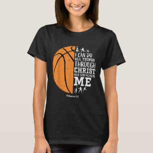 Christliches Basketball-Geschenk für Männer, Junge T-Shirt
