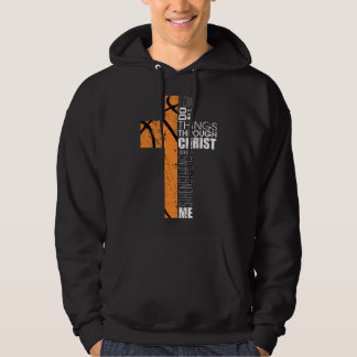 Christliches Basketball n Jungen Männer Religiöse Hoodie