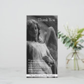 Christliches Beileid des Engels-1 danken Ihnen Dankeskarte (Stehend Vorderseite)