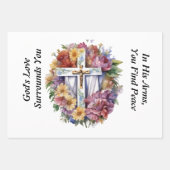 Christliches Beileid Geschenkpapier Set (Vorderseite 2)