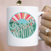 Christliches Bergabenteuer Zweifarbige Tasse