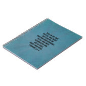 Christliches Bibel-Vers-Sprichwort-3:5 - 6 Notizblock (Linke Seite)