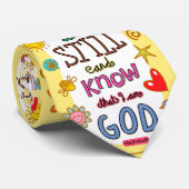 Christliches Bibel-Versscripture-Text-Gekritzel Krawatte (Gerollt)