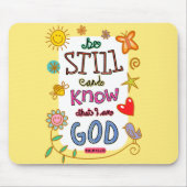 Christliches Bibel-Versscripture-Text-Gekritzel Mousepad (Vorne)