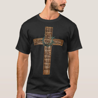 Christliches Bibelangebot aus Holz T-Shirt