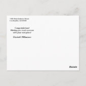 Christliches Bibelangebot - Herzlichen Glückwunsch Postkarte (Rückseite)