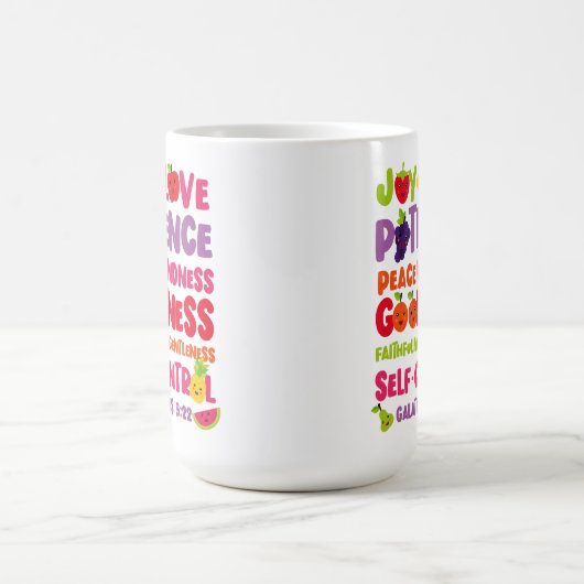 Christliches Bibelfrucht Kaffeetasse (Mittel)