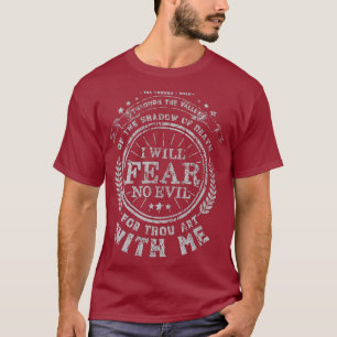 Christliches Bibelvers Geschenk Psalm 23 4 Ja, obw T-Shirt