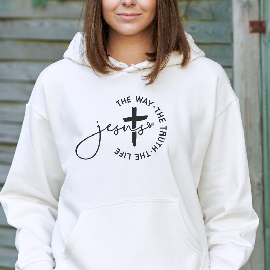 Christliches Bibelversenkreuz Hoodie