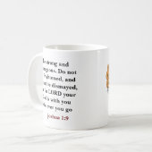 Christliches biologisches Vers Kaffeetasse (Vorderseite Links)